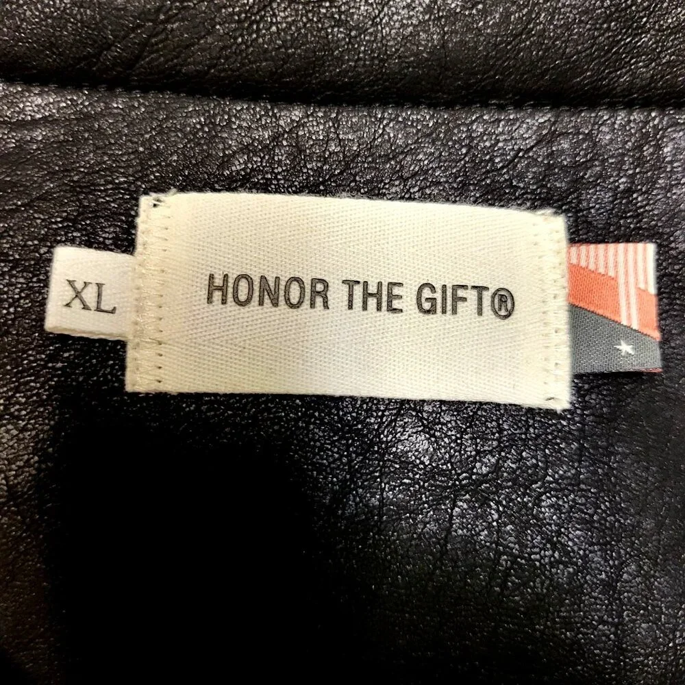 Women's Bonded Vegan leather Vest sherpa NWT Size XL Honor the Gift - Picture 4 of 15